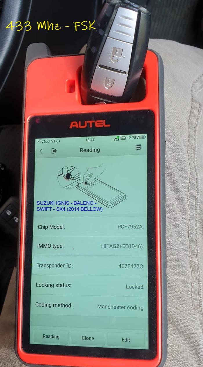 Gambar SMART KEY SUZUKI IGNIS-SWIFT-SCROSS-XS4-BALENO - ORIGINAL ID46 dari ALFARABI.AUTO.PARTS undefined Tokopedia