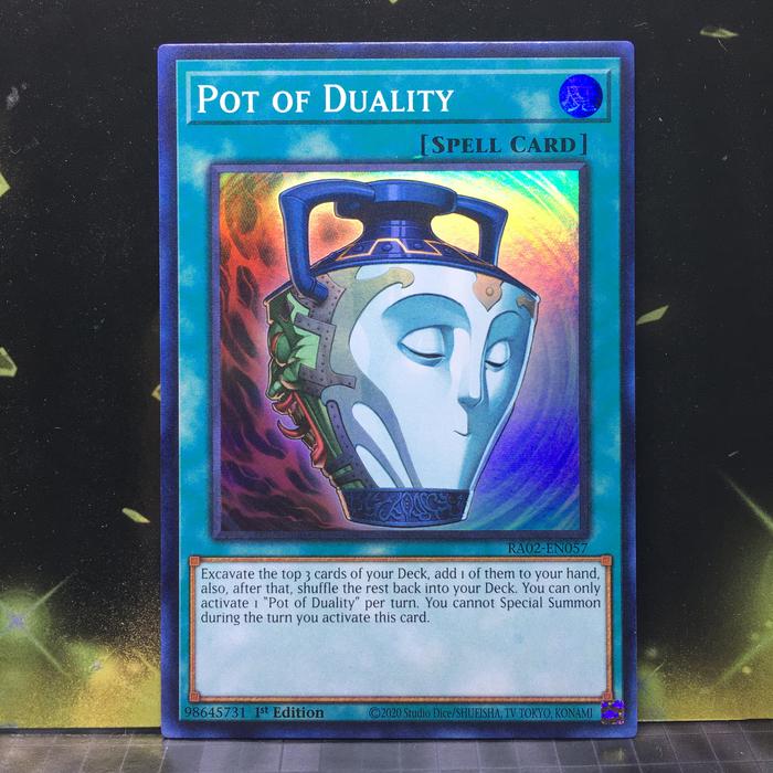 Gambar Yugioh TCG Pot of Duality - RA02 - Super rare dari Gembul-shops undefined Tokopedia