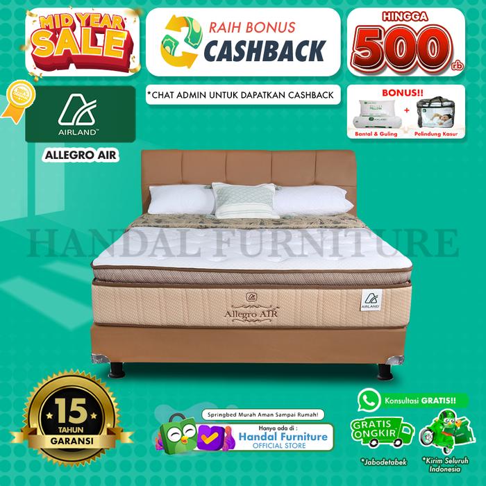 Promo Airland Set Kasur Spring Bed Allegro Air 200x200 Cicil 0 3x