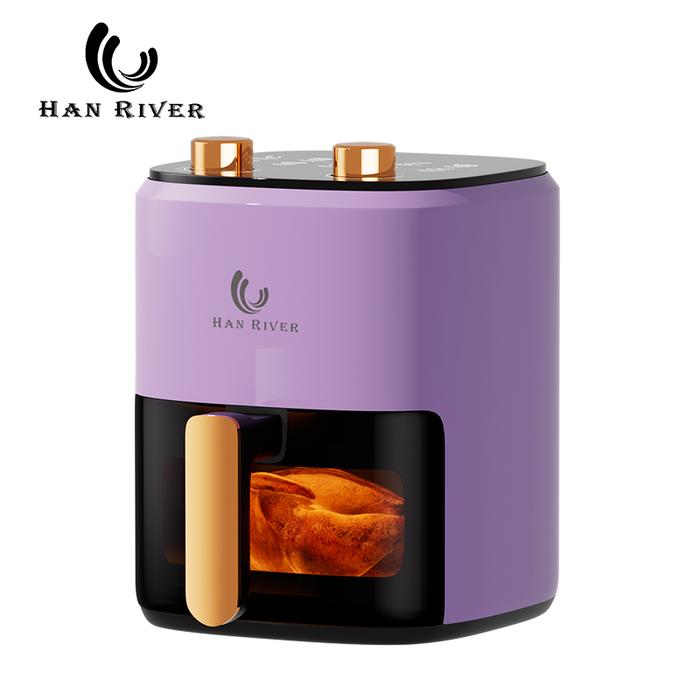 Gambar HAN RIVER Air Fryer 8L air fryer multifungsi 650W Penggorengan udara visual - Ungu dari HANRIVER undefined Tokopedia
