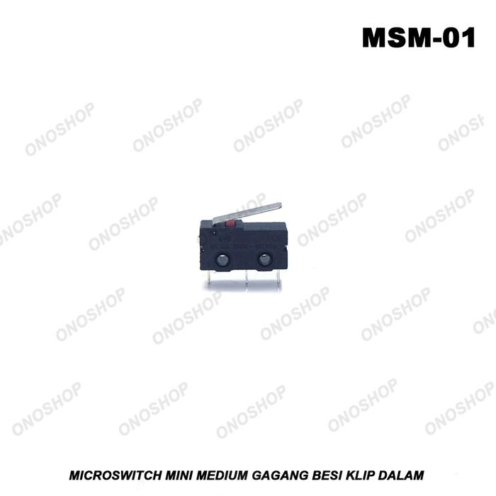 Gambar Microswitch Mini Medium Saklar - MSM-01 dari Ono Shop undefined Tokopedia