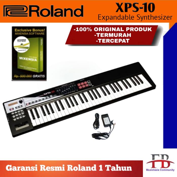 Gambar Keyboard Synthesizer Roland XPS10 / Expandable Synthesizer Keyboard XPS 10 - xps+bonus dari favebox undefined Tokopedia