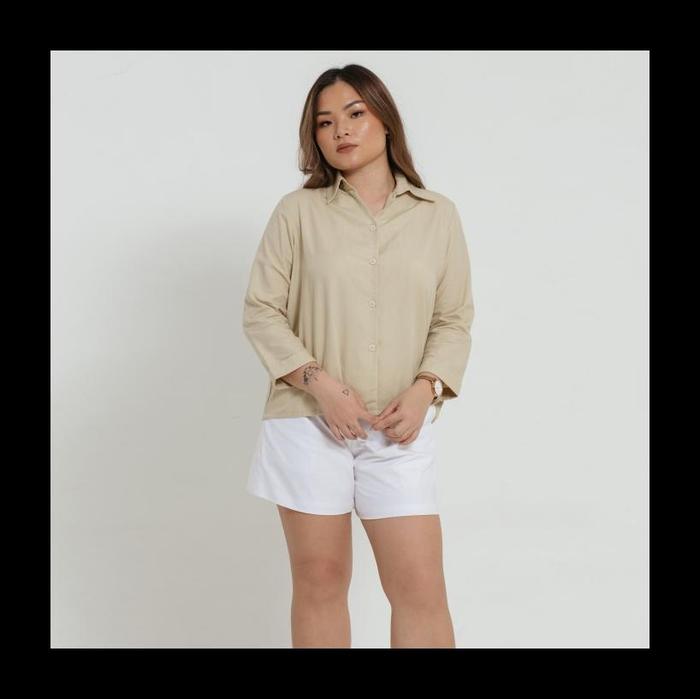 Gambar BONUS! CLOTH INC TENCEL OPEN COLLAR SHIRT BONUS! - Blue, S dari banpol spearpart undefined Tokopedia