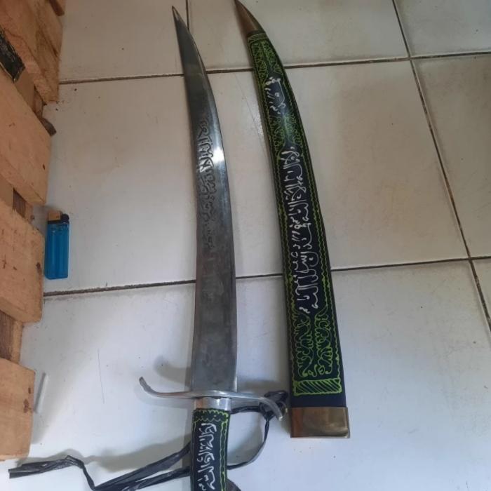 Gambar Pedang Sulaiman Kaligrafi Tulisan Arab dari Graha Antik Collections undefined Tokopedia