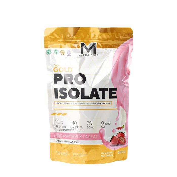 Gambar Muscle First M1 Gold Pro Isolate Whey Protein 2 lbs - Strawberry, Tanpa Bonus dari Aest Nutrition undefined Tokopedia