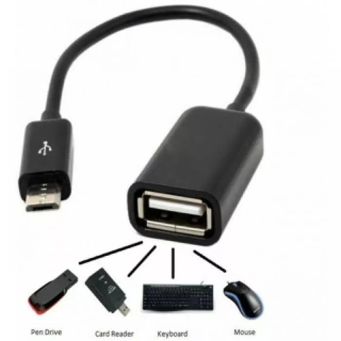 Gambar Kabel Micro USB OTG Port Plug On The Go aksesoris hand phone mobile ex dari Paffie Shop Grosir undefined Tokopedia