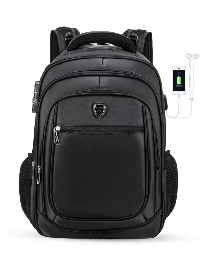 Gambar Polo Power Tas Ransel Laptop Backpack USB Portable Import Tas Kerja - Hitam dari Power Collection Store undefined Tokopedia