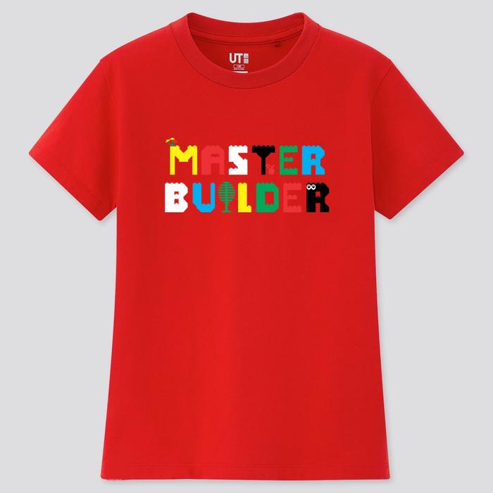 Gambar KAOS ANAK KARAKTER LEGO “MASTER BUILDER” - Merah, 4-5 tahun dari Neeza Store undefined Tokopedia