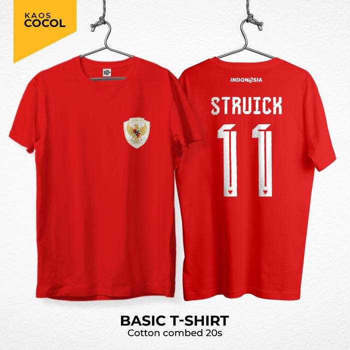 Gambar Cocol Store - Kaos Timnas Indonesia Rafael Struick - Tshirt Merah, 3XL dari Cocol Store undefined 5 Tokopedia