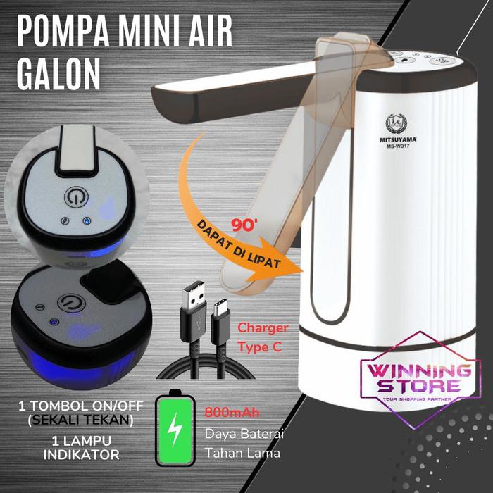 Gambar POMPA GALON ELEKTRIK / DISPENSER AIR ELEKTRIK POMPA - 1 MODE dari Winning Storee undefined Tokopedia