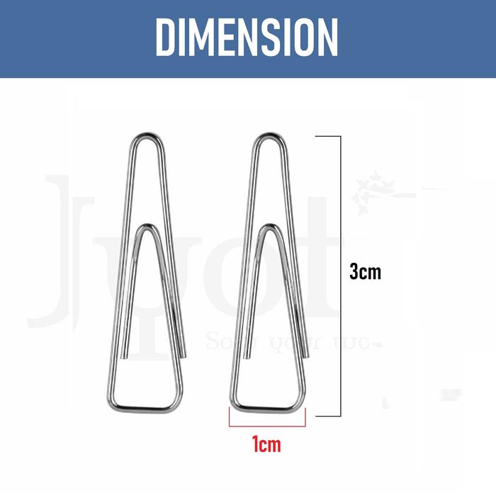 Gambar Penjepit Kertas / Paper Clip Besar / Trigonal Paper Clip Warna - No.1 dari officeXpres undefined Tokopedia