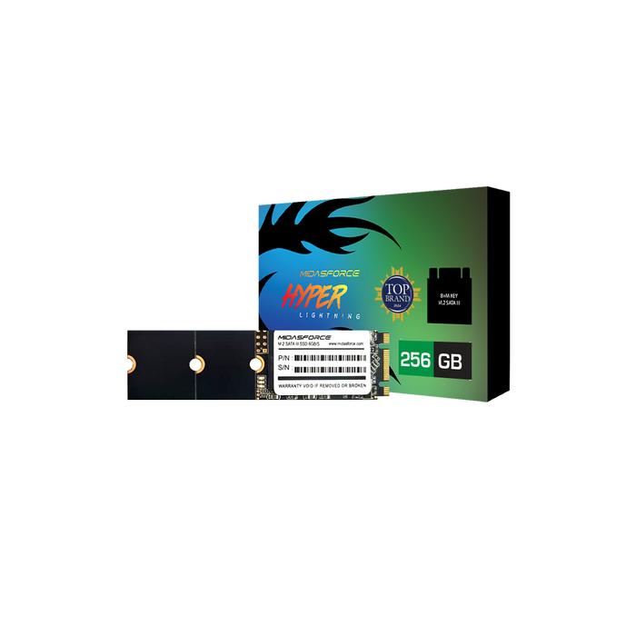 Gambar M2 256GB SSD SATA MIDASFORCE M.2 2240 2260 2280 SATA RESMI 3thn - TANPA BAUT, PAKET 1 PCS dari santikacomp undefined Tokopedia