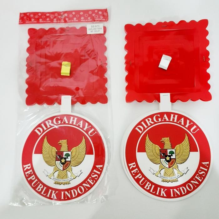 Gambar Garland Tarik Merah Putih 3m Banner Garuda Bendera Merah Putih Dekorasi 17an Hiasan Hari Kemerdekaan Indonesia Murah Grosir - SS973 GARUDA dari MadisonShop undefined Tokopedia