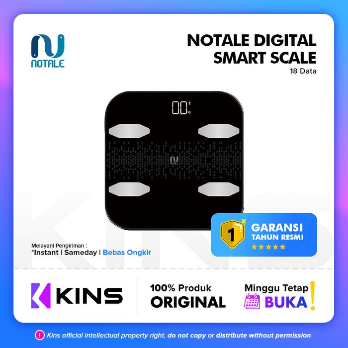 Gambar Xiaomi Mi Smart Scale 2 - Body Fat Composition Scale 2 Timbangan Badan - Notale Black dari KINS Indonesia undefined Tokopedia
