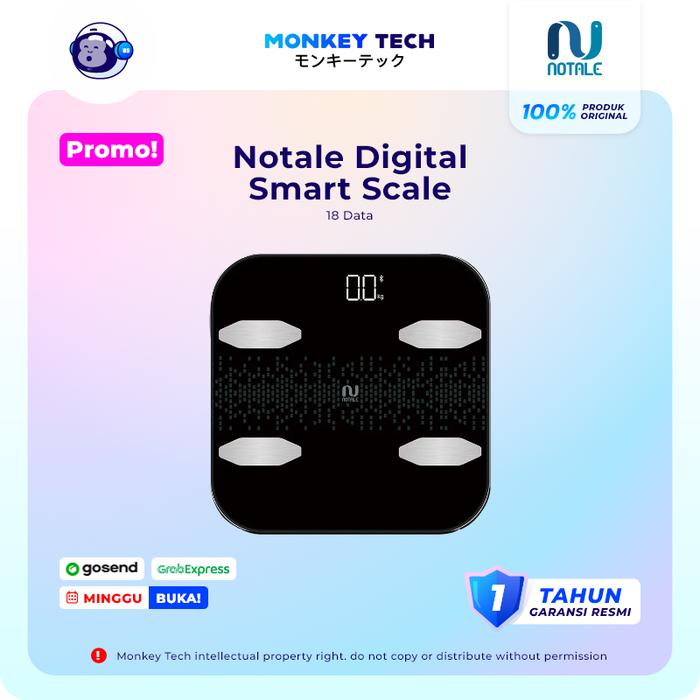 Gambar Xiaomi Mi Smart Scale 2 - Body Fat Composition Scale 2 Timbangan Badan - Notale Black dari SATO Indonesia undefined Tokopedia