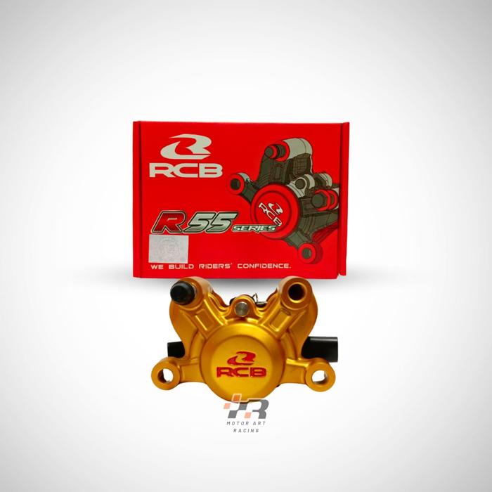 Gambar KALIPER RCB RACING BOY R55 SERIES 2 PISTON UNIVERSAL RCB ORIGINAL - Gold dari motorartracing2025 undefined Tokopedia