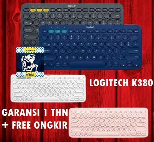 Gambar Logitech Bluetooth Keyboard K380 , K 380 , K-380 - Biru dari Aquarius Ofc undefined 5 Tokopedia