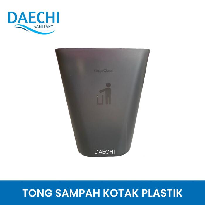 Gambar Tempat Sampah Kotak Besar Tebal Tong Sampah Mirip ACE Hardware - Hitam Bening dari DAECHI SANITARY undefined Tokopedia