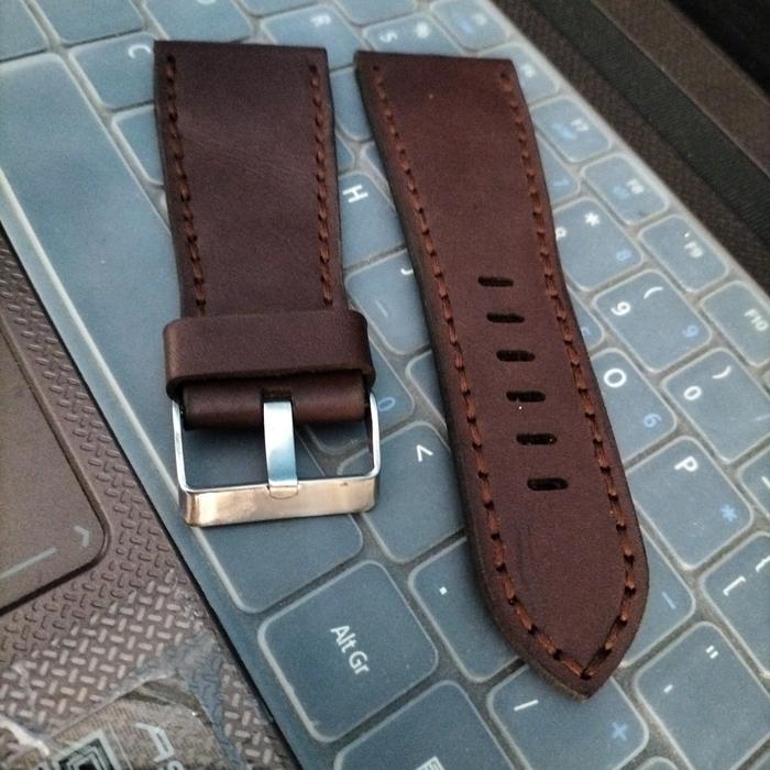 Gambar Strap Tali Kulit Jam Tangan Diesel Police - Coklat Tua dari Nikistoreonline undefined Tokopedia