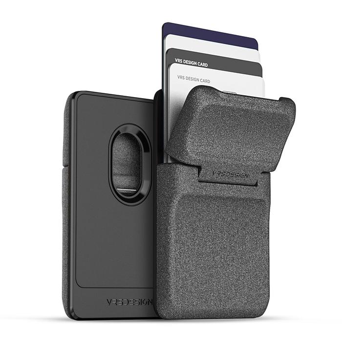 Gambar MagSafe Card Slot VRS Mag Grip Flip Magnetic Wallet Kartu - Sandstone Grey dari GET-WID undefined Tokopedia