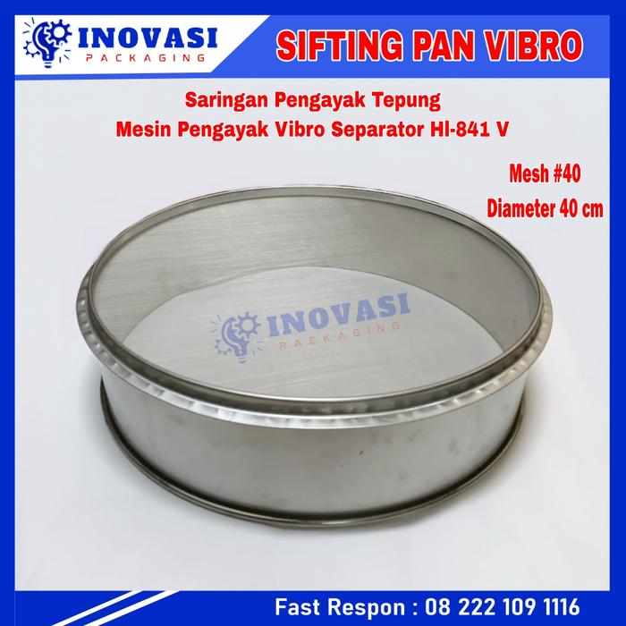 Gambar Saringan Pengayak Tepung Untuk Mesin Vibro Mesh #20 #30 #40 #50 #60 #70 #80 #90 #100 - MESH#40 dari INOVASI PACKAGING undefined Tokopedia