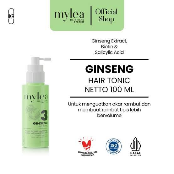Gambar MYLEA Hair Tonic Ginseng/ Intensive/ Anti Dandruff 200ml - GINSENG dari MBC Mart undefined Tokopedia