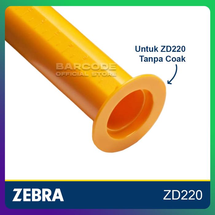 Gambar Sepasang Spindle Roller Core Ribbon 300 Meter Zebra ZD220 ZD888 ZD230 - ZD220/ZD888, Orange dari Barcode Store Solutions undefined Tokopedia
