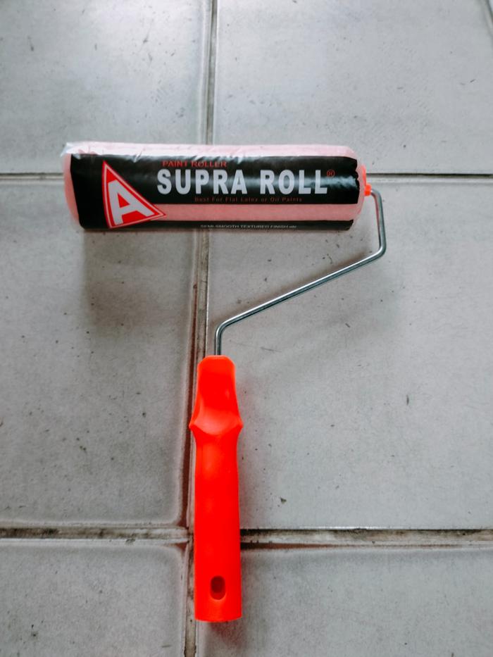 Gambar Roll Cat Tembok Supra Roll & Refill Bulu Roll Supra Roll - Roll Cat Tembok dari TOKO CAT UD HENDRA JAYA undefined Tokopedia