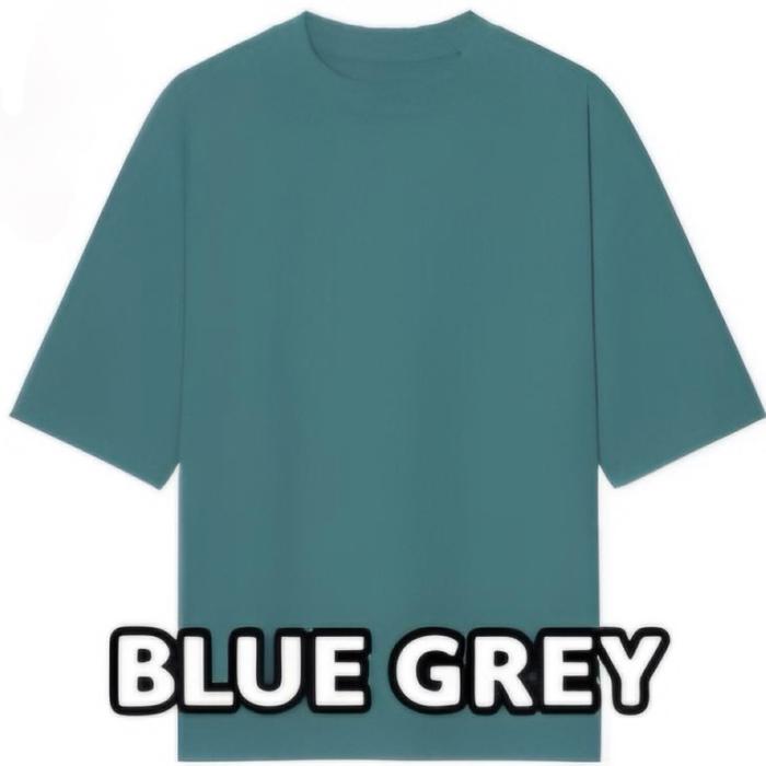 Gambar Infinity Classic Oversize T-shirt / kaos oversize - Blue Grey, M dari infinity Official Shop undefined Tokopedia
