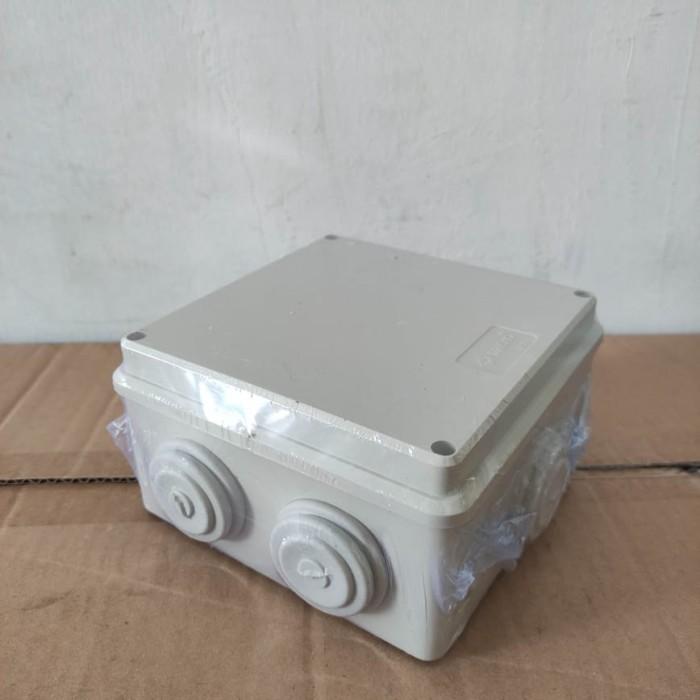 Gambar DEXTA DX123 Junction Box Plastik Ukuran 120x120x68mm Durados Duradus 6 Lubang Untuk CCTV Panel Alat Listrik Outdoor - Putih dari Pi Toserba undefined Tokopedia