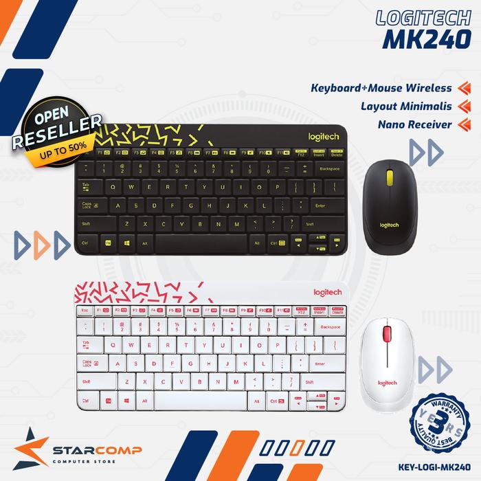 Gambar Logitech Wireless Combo MK240 Nano dari Starcomp Origin undefined Tokopedia