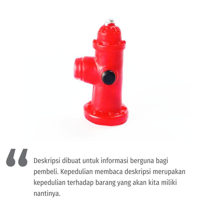 Gambar Miniatur Hydrant Bisa Untuk Sylvanian Families dari Chrysomallus undefined Tokopedia