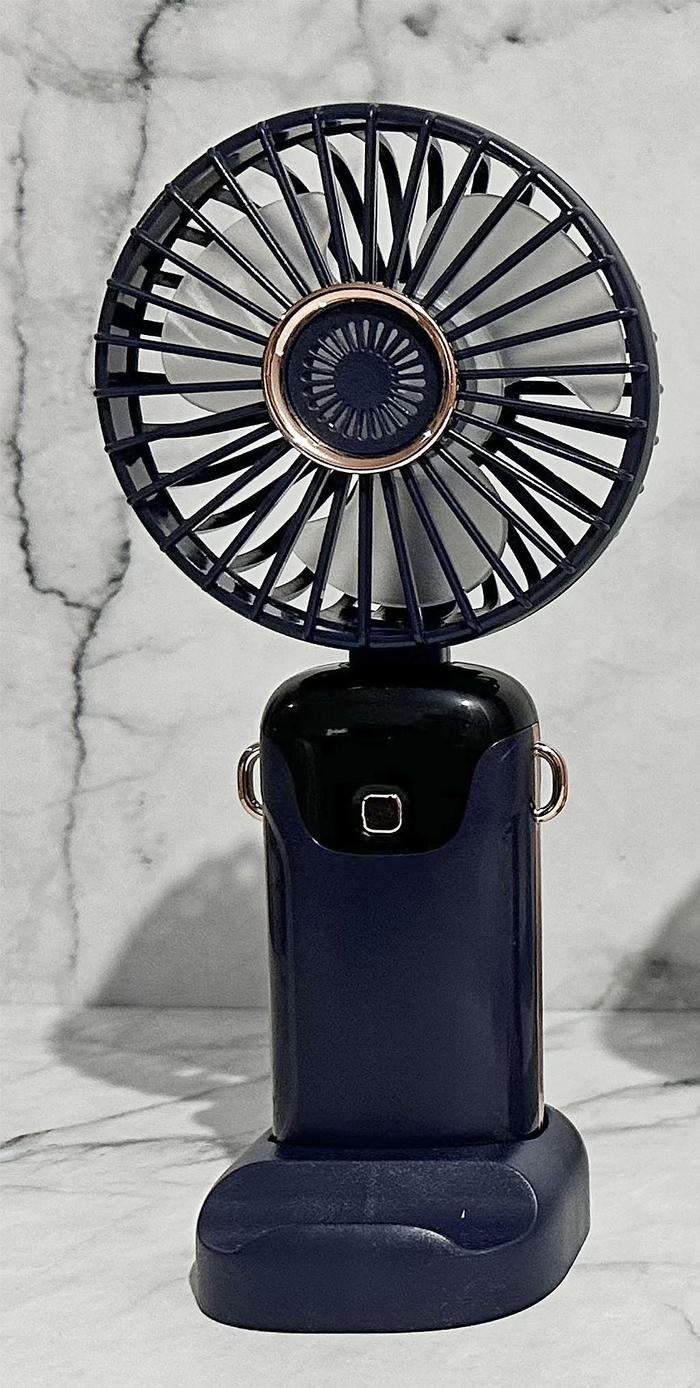 Gambar Kipas Angin Portable New Model High Capacity 17000 MAH - Speed 1-5 - Kipas Angin - Kipas Angin Tahan Lama - NAVY dari PacMan.Shop undefined Tokopedia