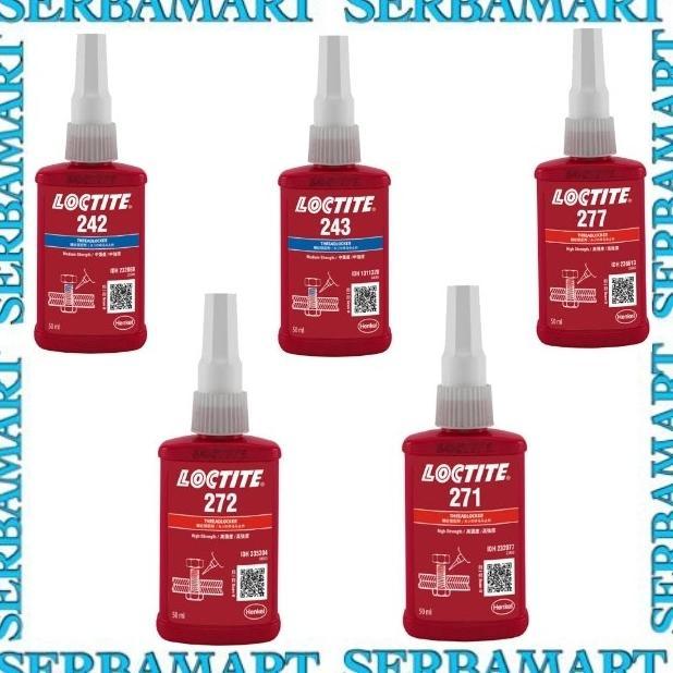 Gambar Loctite 242 243 271 272 277 50Ml Ori - Lem Loctite 242 243 271 272 277 - 243 50ML dari KaryaJadi undefined Tokopedia