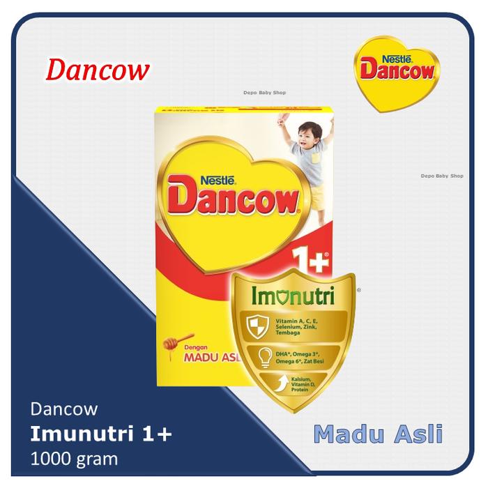 Gambar Dancow 1+ Madu Vanila 1000g Susu Bubuk Anak 1-3 Tahun 1 kg 1kg - Madu dari Depo Baby Shop Indonesia undefined Tokopedia