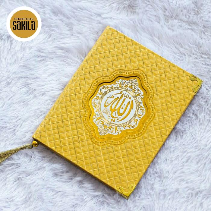 Gambar cetak buku yasin tahtim dan tahlil 40 hari hard cover - Emas dari Sakila Printing undefined Tokopedia