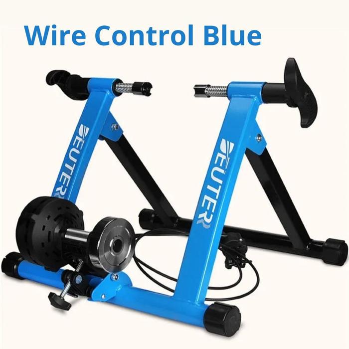 Gambar DEUTER Bike Trainer Sepeda Dalam Ruangan Indoor Spinning Fitting Zwift - Wire Control BL, u/Ban 27.5"-29" dari Kaligung Cycling Store undefined Tokopedia