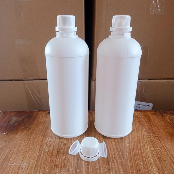 Gambar Botol Agro 1 liter HDPE Labor  hitam - Putih dari ALMAENIA COSMETIC undefined Tokopedia