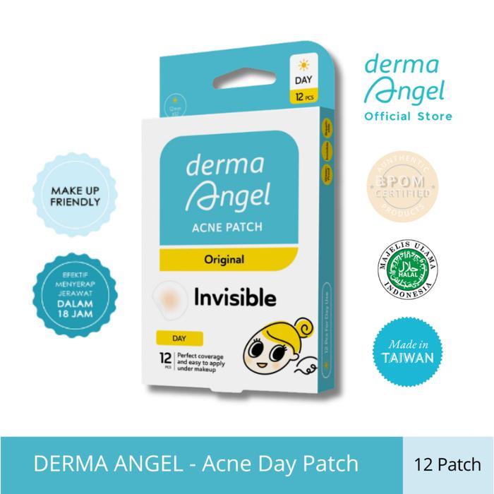 Gambar Derma Angel Acne Patch Day: Isi 12 Patch | Plester Jerawat Transparan dari Derma Angel Official undefined Tokopedia