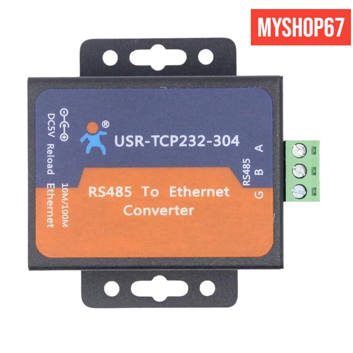 Jual USR-TCP232-304 Serial RS485 to TCP/IP Ethernet Server Converter ...