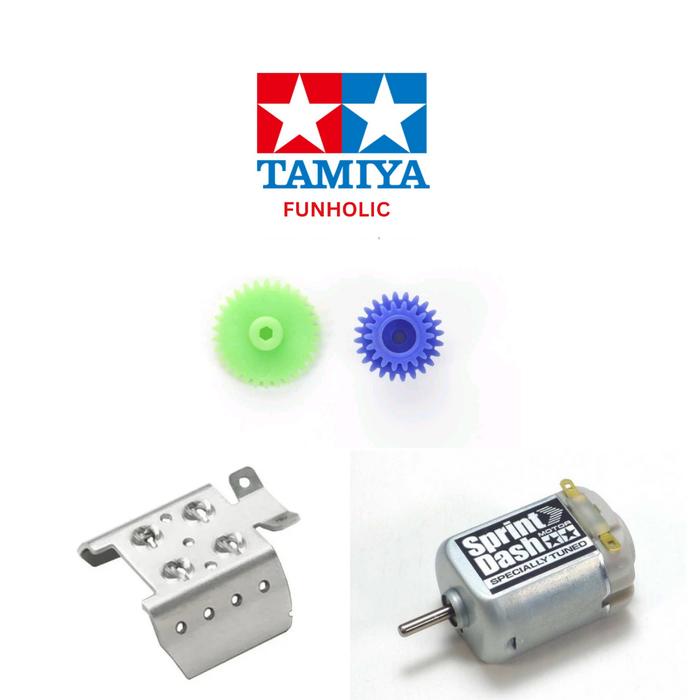 TAMIYA Set 4 Dadi Principali DF-03 – Ricambio Originale Per Telaio - 5