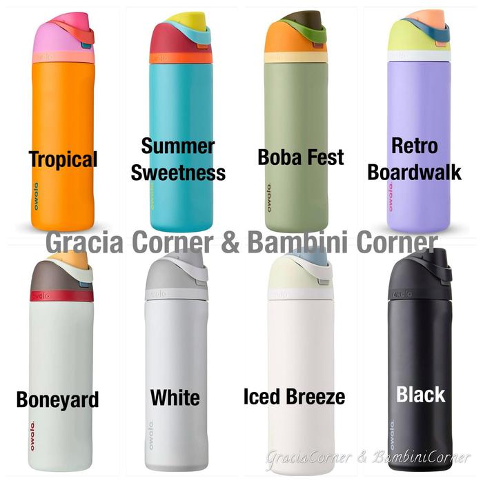 Gambar Owala FreeSip Insulated Stainless Steel Water Bottle with Straw for Sports and Travel, BPA-Free, 24-oz Retno Boardwalk - Boneyard dari Bambini Corner Official undefined Tokopedia