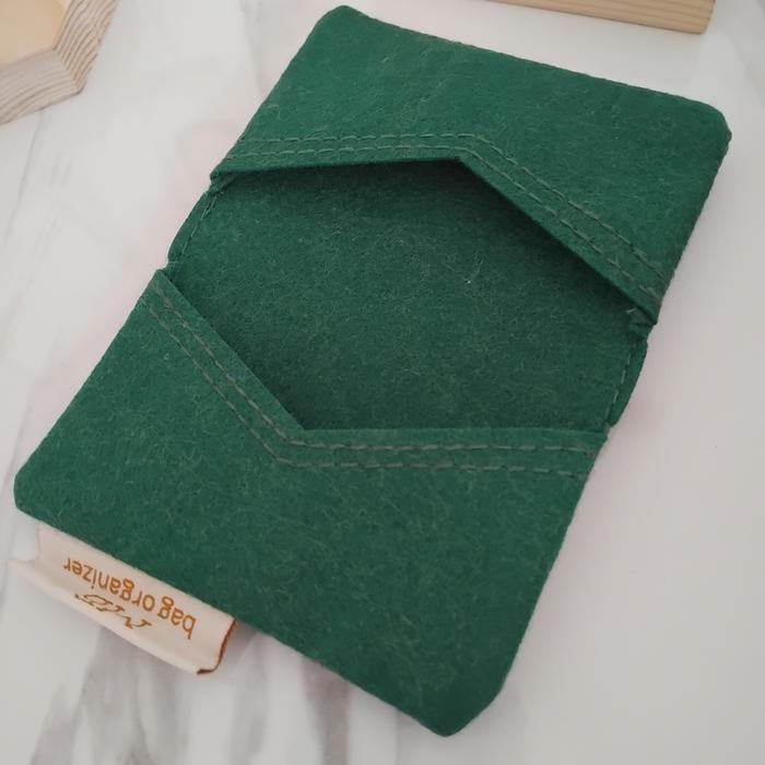 Gambar H Calvi Card Holder Insert - Emerald green dari MB Bag Organizer undefined Tokopedia