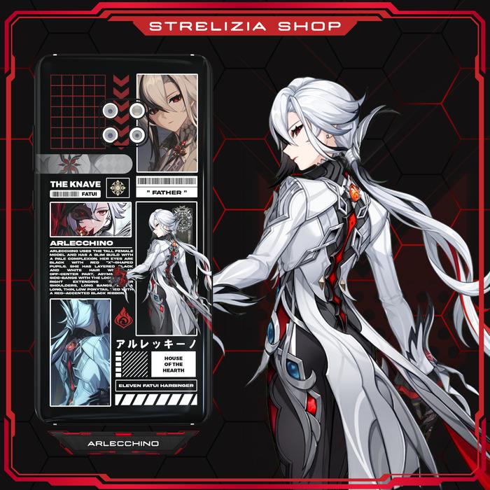 Gambar Phone Case Arlecchino Eleven Fatui Harbinger - Hardcase 3D dari Strelizia Shop undefined Tokopedia