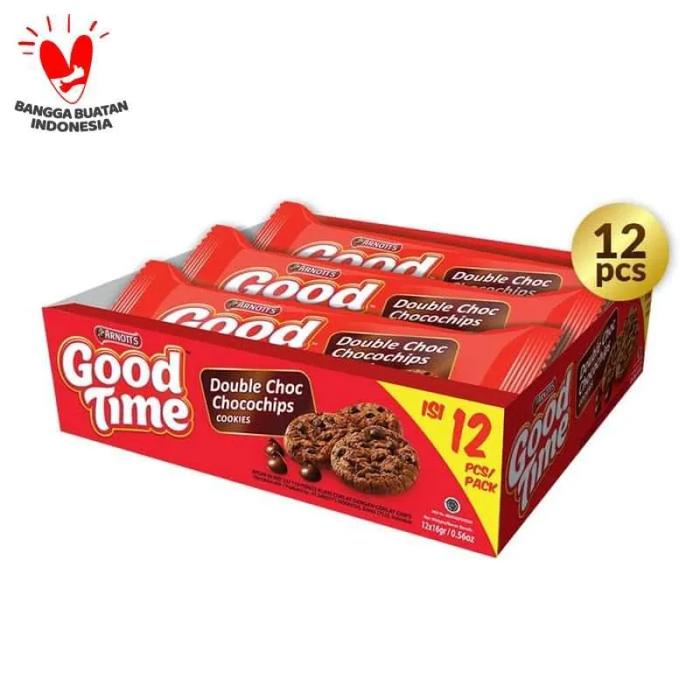 Gambar Good Time Cookies Chocochips 26.5gr*12pcs - Double Choco dari Jumbo grosir & Toserba undefined Tokopedia