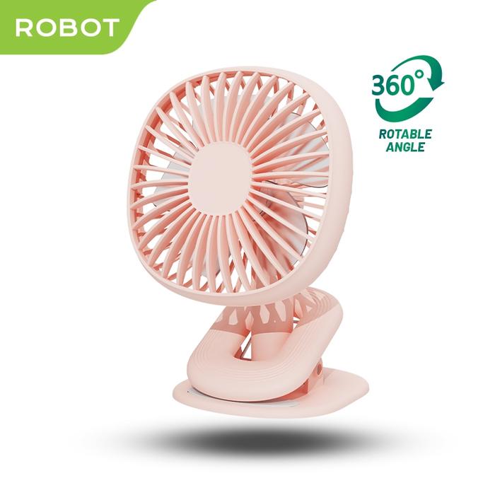 Gambar Robot Mini Fan RT-BF10B Kipas Angin Portable dengan Klip Kuat Original - Garansi Resmi 1 Tahun - Merah Muda dari MG Store_NEW undefined Tokopedia