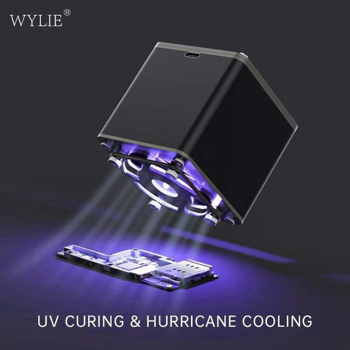 Gambar Wylie 3W 2 In 1 Uv Curing Hurricane Cooling Fan For Mobile Phone dari PHANIACELL undefined Tokopedia