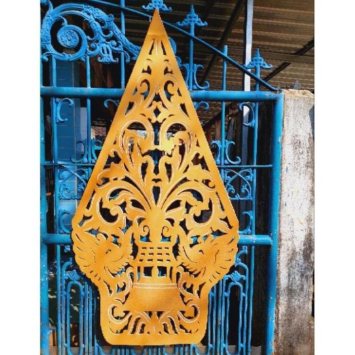 Gambar gunungan wayang dekorasi spon karet - Motif 5, Gold dari Guardiant Store undefined 5 Tokopedia