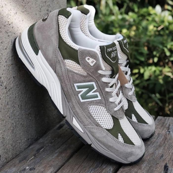 Jual Aime Leon Dore X New Balance 991 Grey Olive 44 Kota