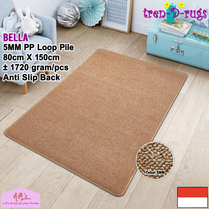 Gambar Tren-D-rugs karpet polos alas ruang tamu minimalis anti slip 80x150 - Beige. dari NMs Lets dress up your home undefined Tokopedia